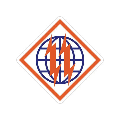 2d Signal Brigade (U.S. Army) Transparent STICKER Die-Cut Vinyl Decal 2 Inch - The Sticker Space