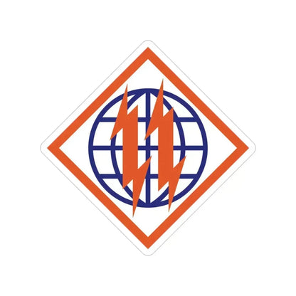 2d Signal Brigade (U.S. Army) Transparent STICKER Die-Cut Vinyl Decal 3 Inch - The Sticker Space