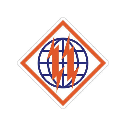 2d Signal Brigade (U.S. Army) Transparent STICKER Die-Cut Vinyl Decal 4 Inch - The Sticker Space
