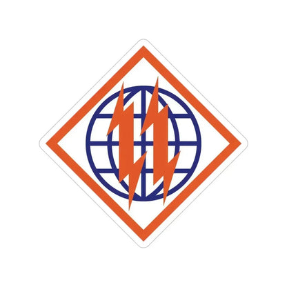 2d Signal Brigade (U.S. Army) Transparent STICKER Die-Cut Vinyl Decal 5 Inch - The Sticker Space