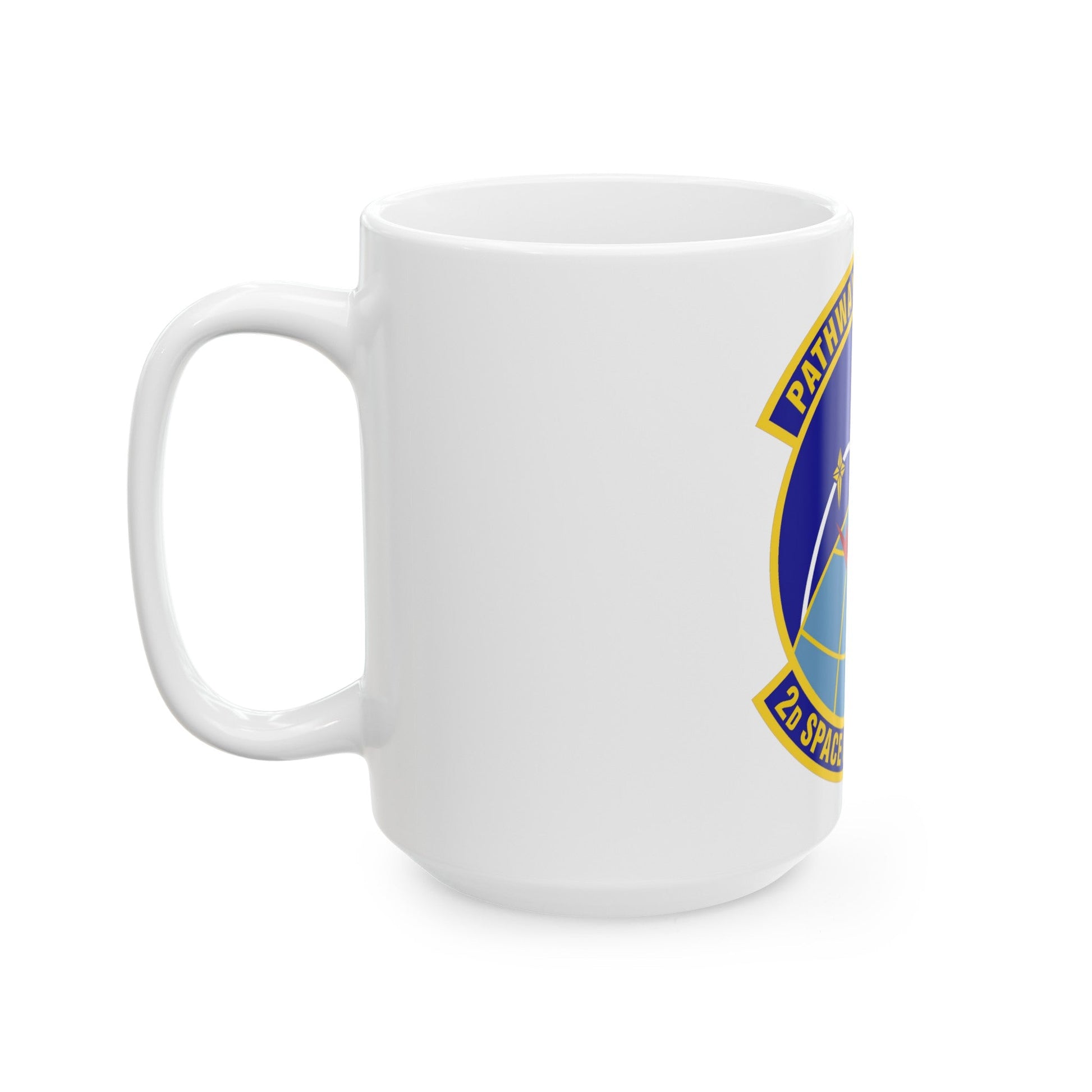 2d Space Operations Squadron (U.S. Air Force) White Coffee Mug-The Sticker Space