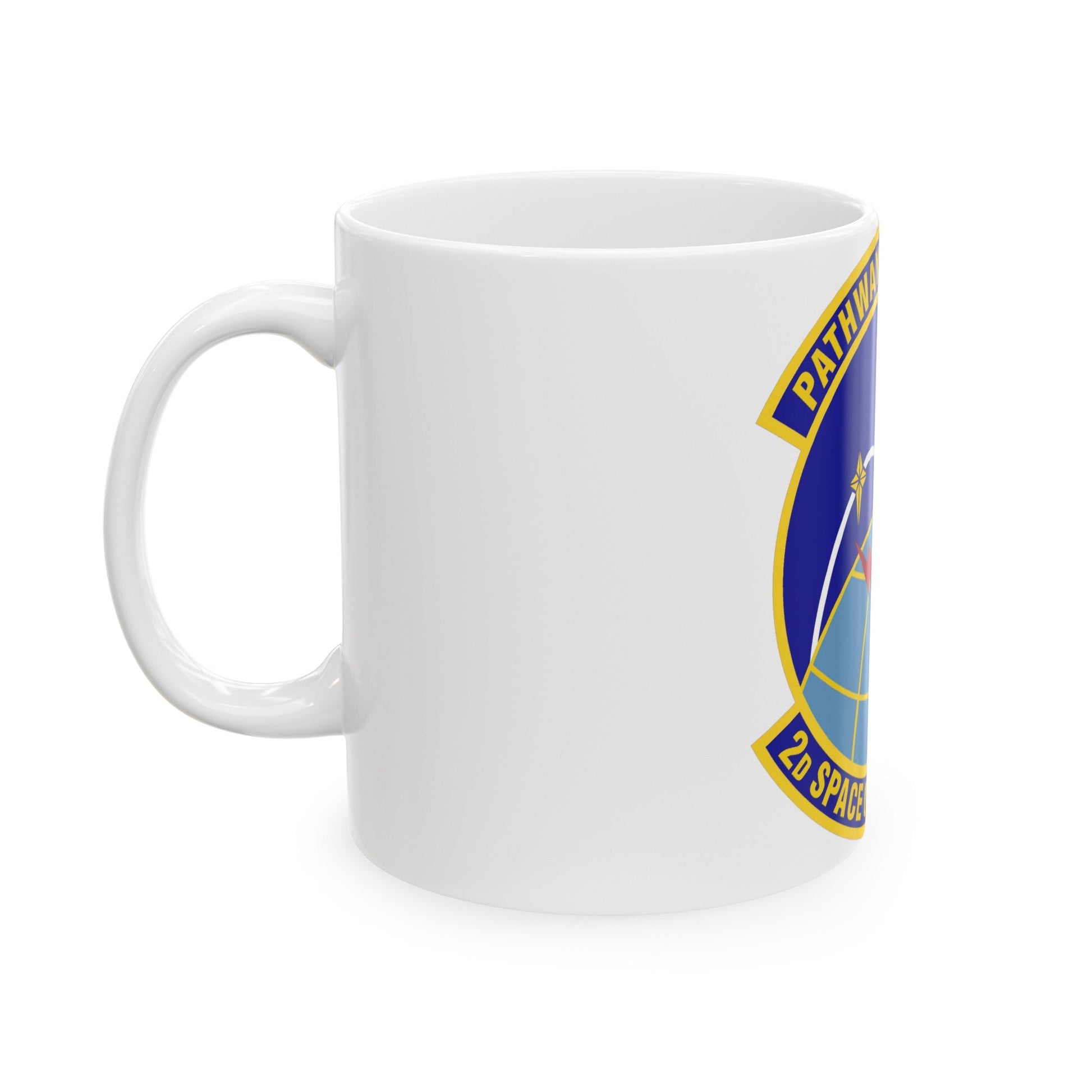 2d Space Operations Squadron (U.S. Air Force) White Coffee Mug-The Sticker Space