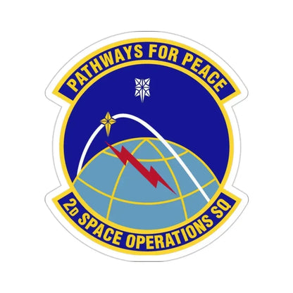 2d Space Operations Squadron (U.S. Air Force) STICKER Vinyl Die-Cut Decal 2 Inch - The Sticker Space