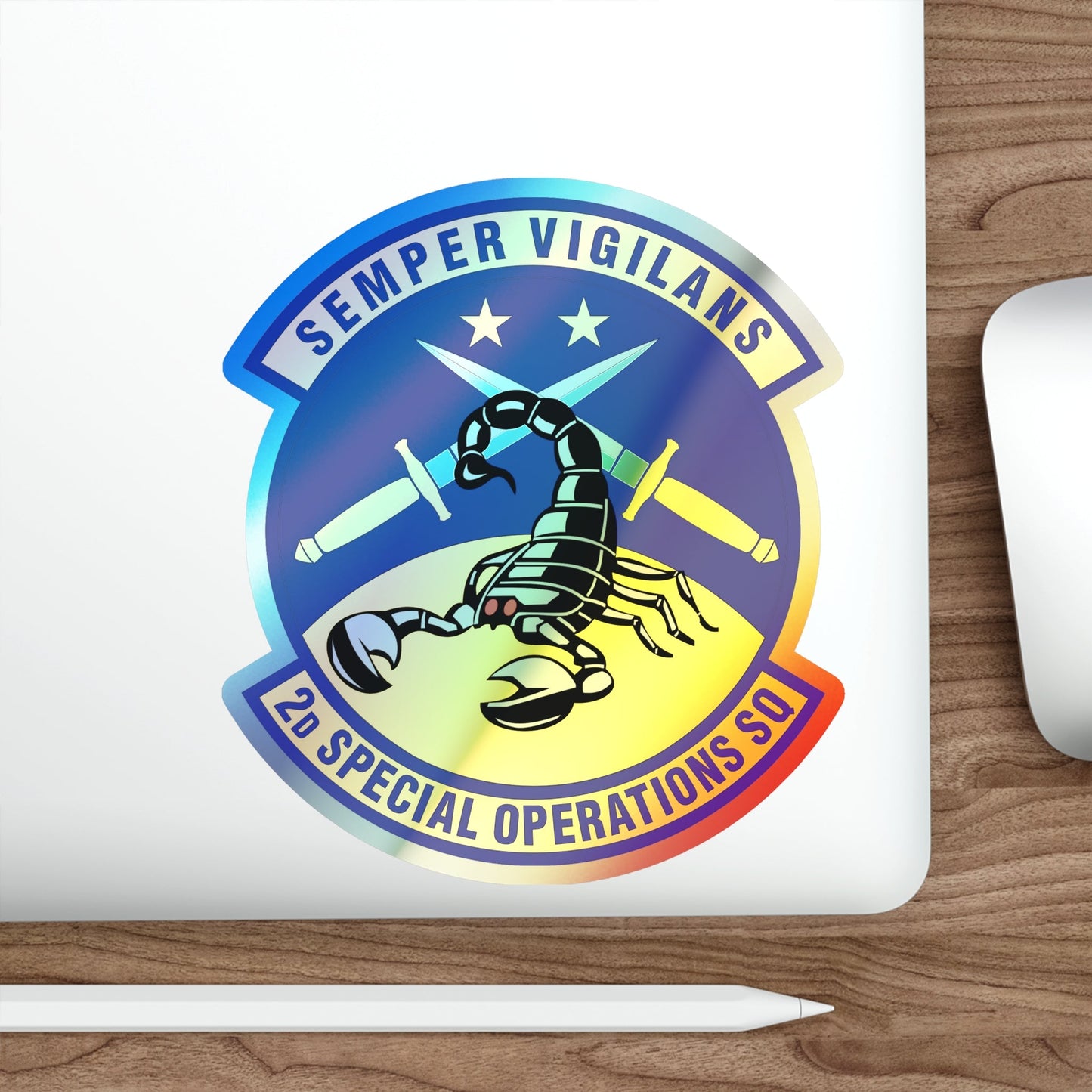 2d Special Operations Squadron (U.S. Air Force) Holographic STICKER Die-Cut Vinyl Decal-The Sticker Space