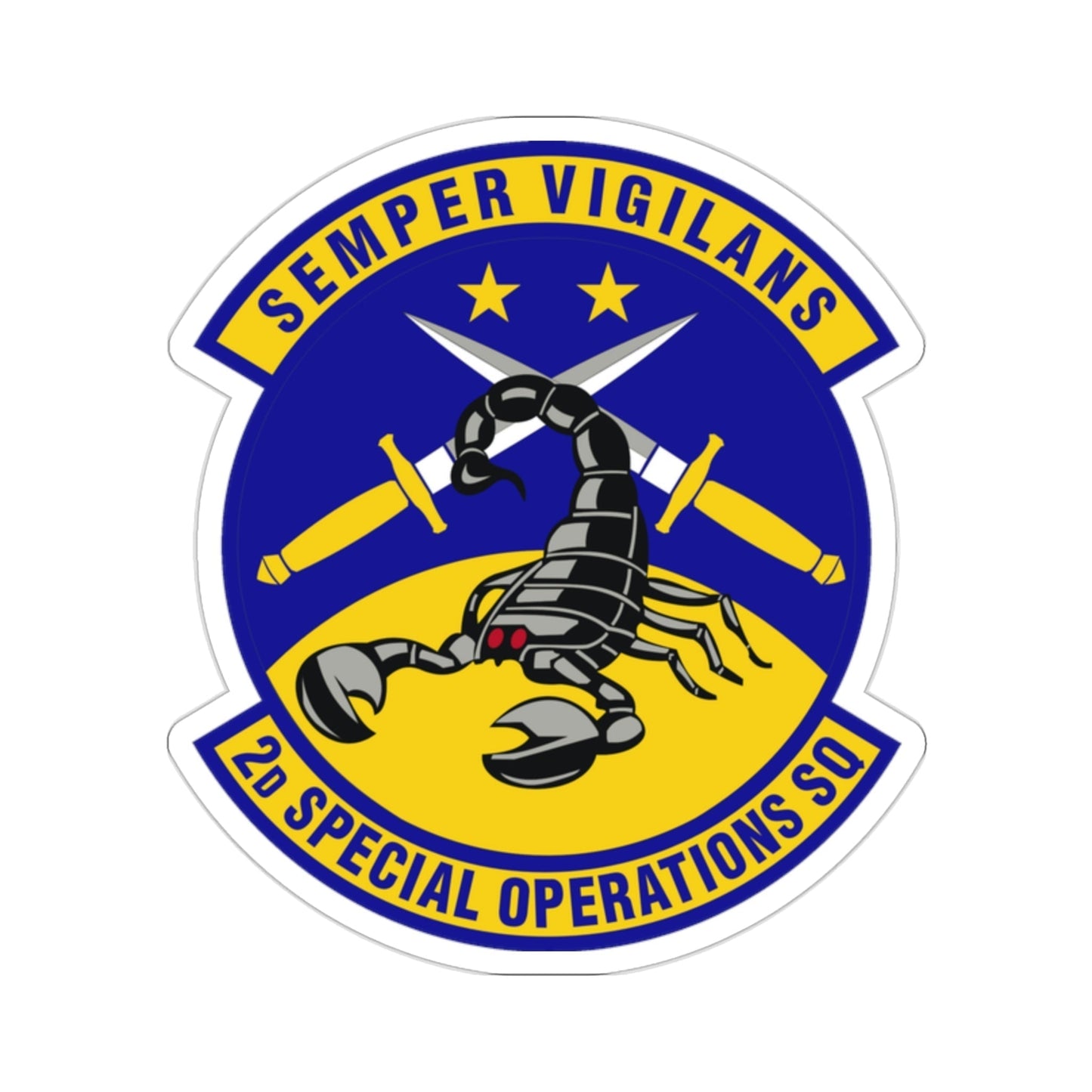 2d Special Operations Squadron (U.S. Air Force) STICKER Vinyl Die-Cut Decal-2 Inch-The Sticker Space