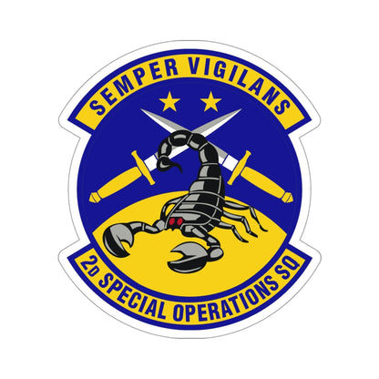 2d Special Operations Squadron (U.S. Air Force) STICKER Vinyl Die-Cut Decal-4 Inch-The Sticker Space