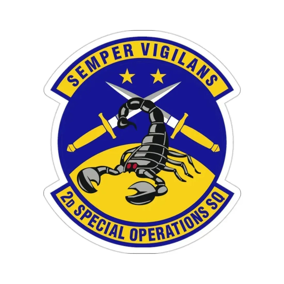 2d Special Operations Squadron (U.S. Air Force) STICKER Vinyl Die-Cut Decal 2 Inch - The Sticker Space