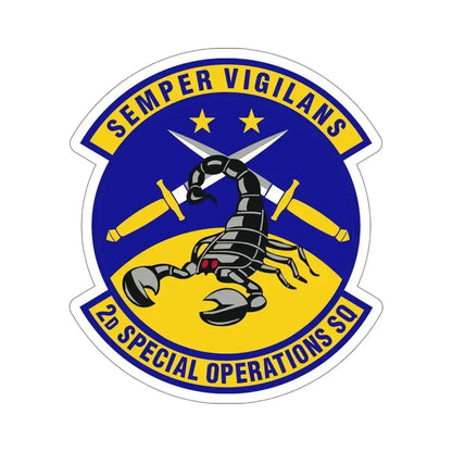 2d Special Operations Squadron (U.S. Air Force) STICKER Vinyl Die-Cut Decal 6 Inch - The Sticker Space