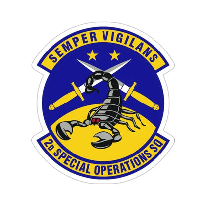 2d Special Operations Squadron (U.S. Air Force) STICKER Vinyl Die-Cut Decal - The Sticker Space