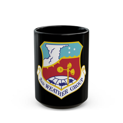 2d Weather Group (U.S. Air Force) Black Coffee Mug-15oz-The Sticker Space