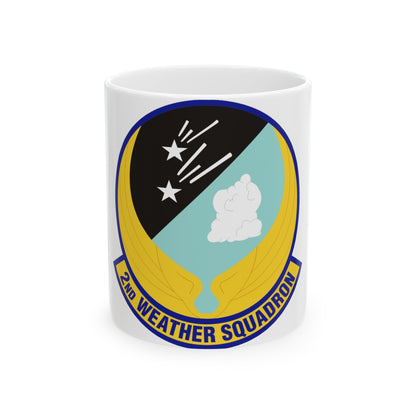 2d Weather Squadron (U.S. Air Force) White Coffee Mug-11oz-The Sticker Space