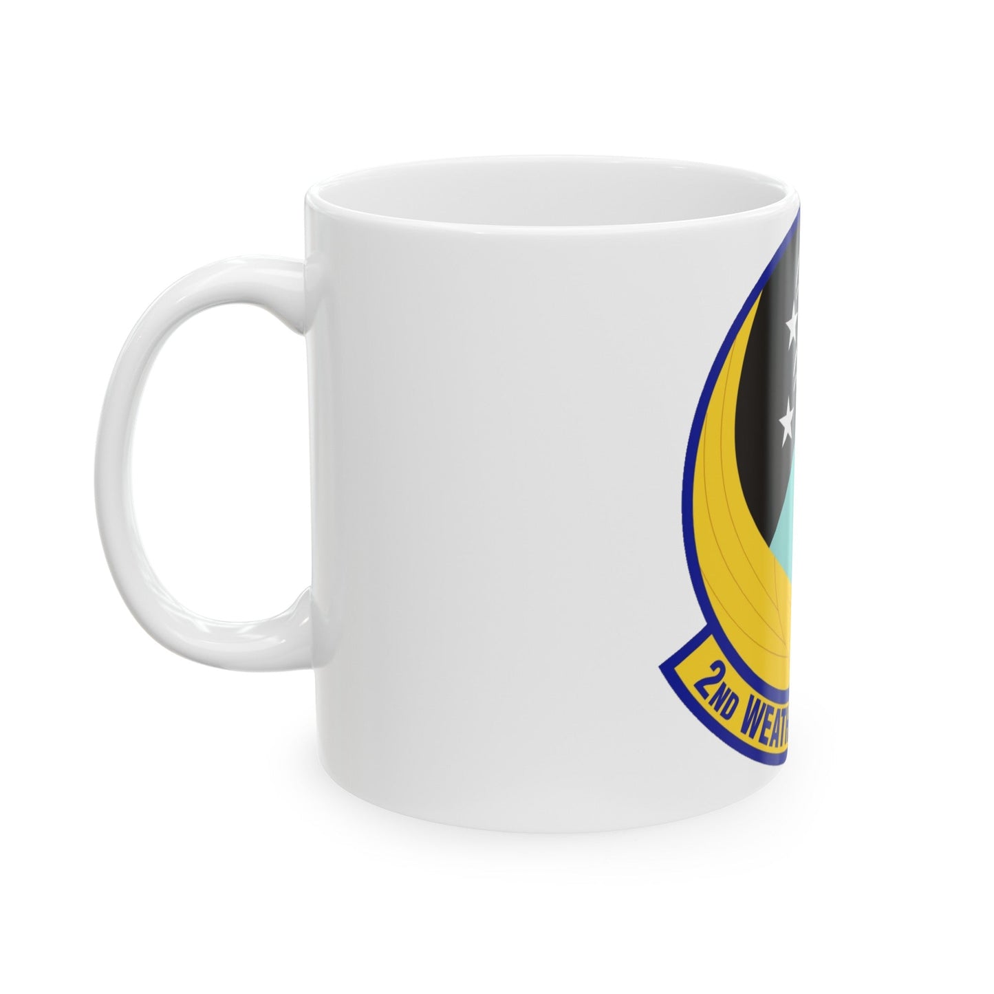 2d Weather Squadron (U.S. Air Force) White Coffee Mug-The Sticker Space