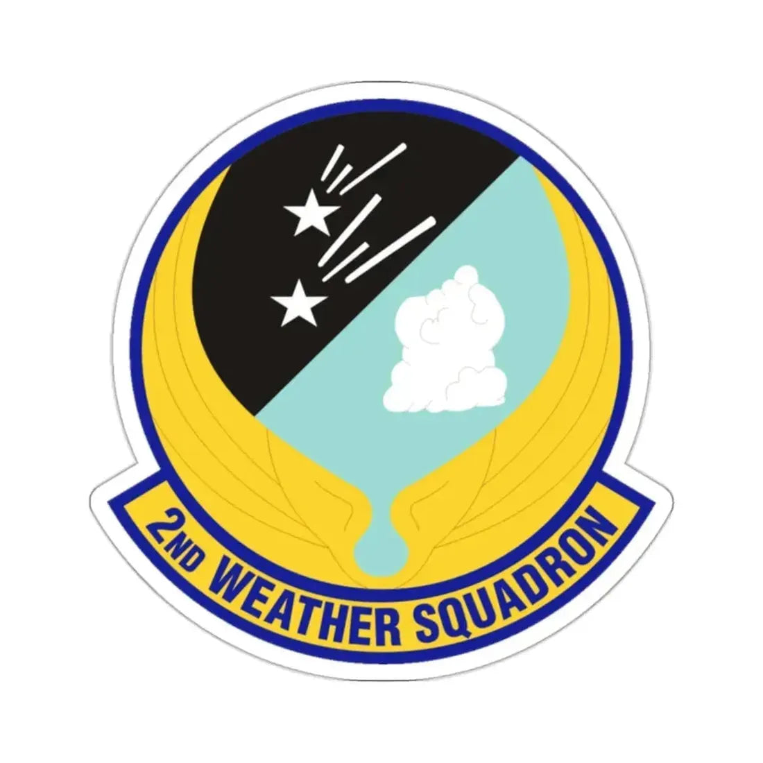 2d Weather Squadron (U.S. Air Force) STICKER Vinyl Kiss-Cut Decal - The Sticker Space