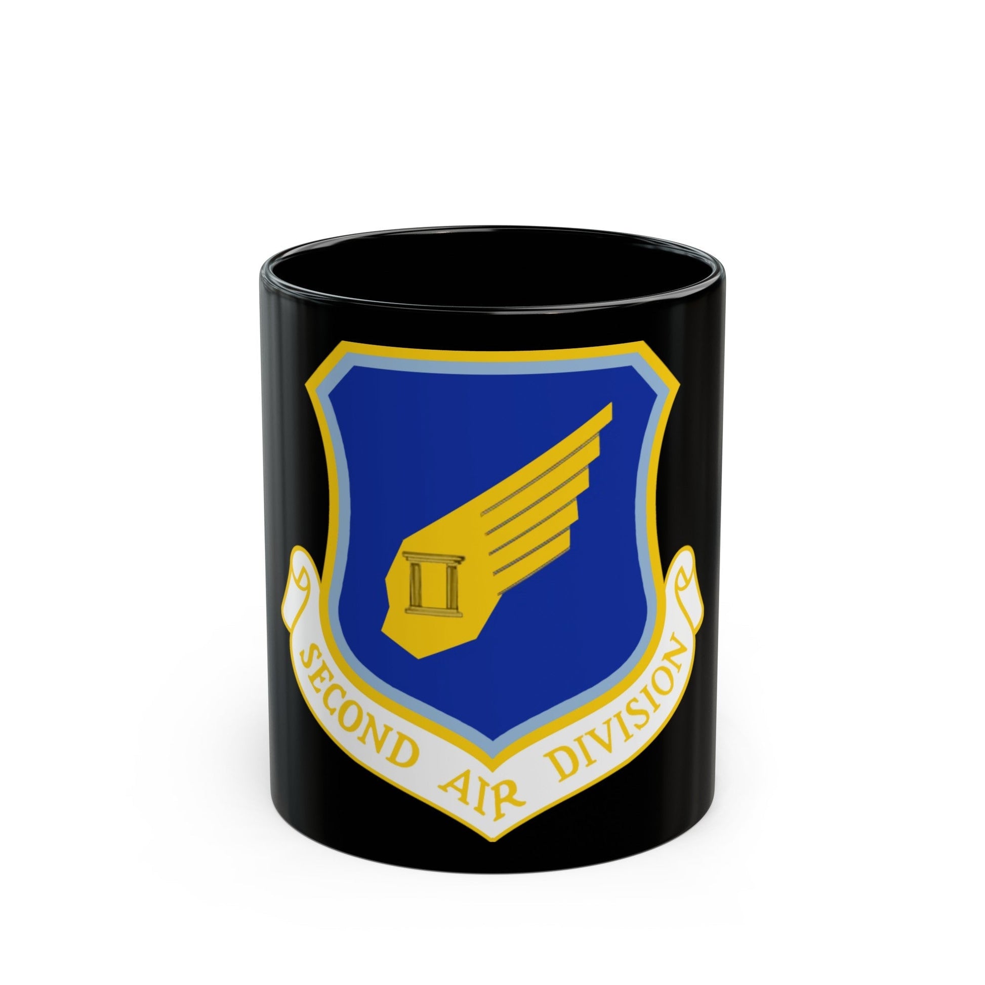 2nd Air Division (U.S. Air Force) Black Coffee Mug-11oz-The Sticker Space