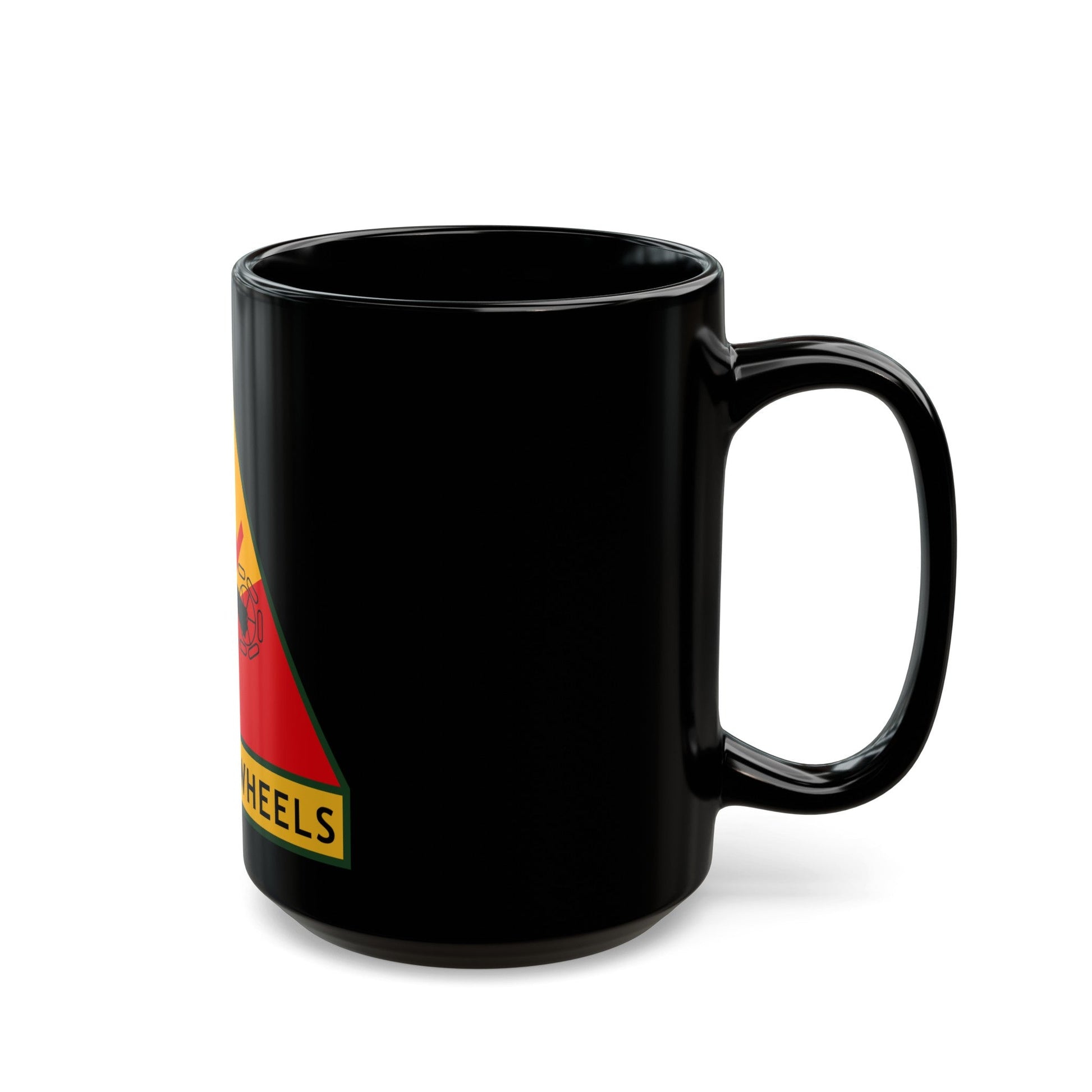 2nd Armored Division (U.S. Army) Black Coffee Mug-The Sticker Space