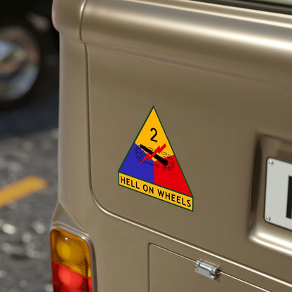2nd Armored Division (U.S. Army) Transparent STICKER Die-Cut Vinyl Decal-The Sticker Space