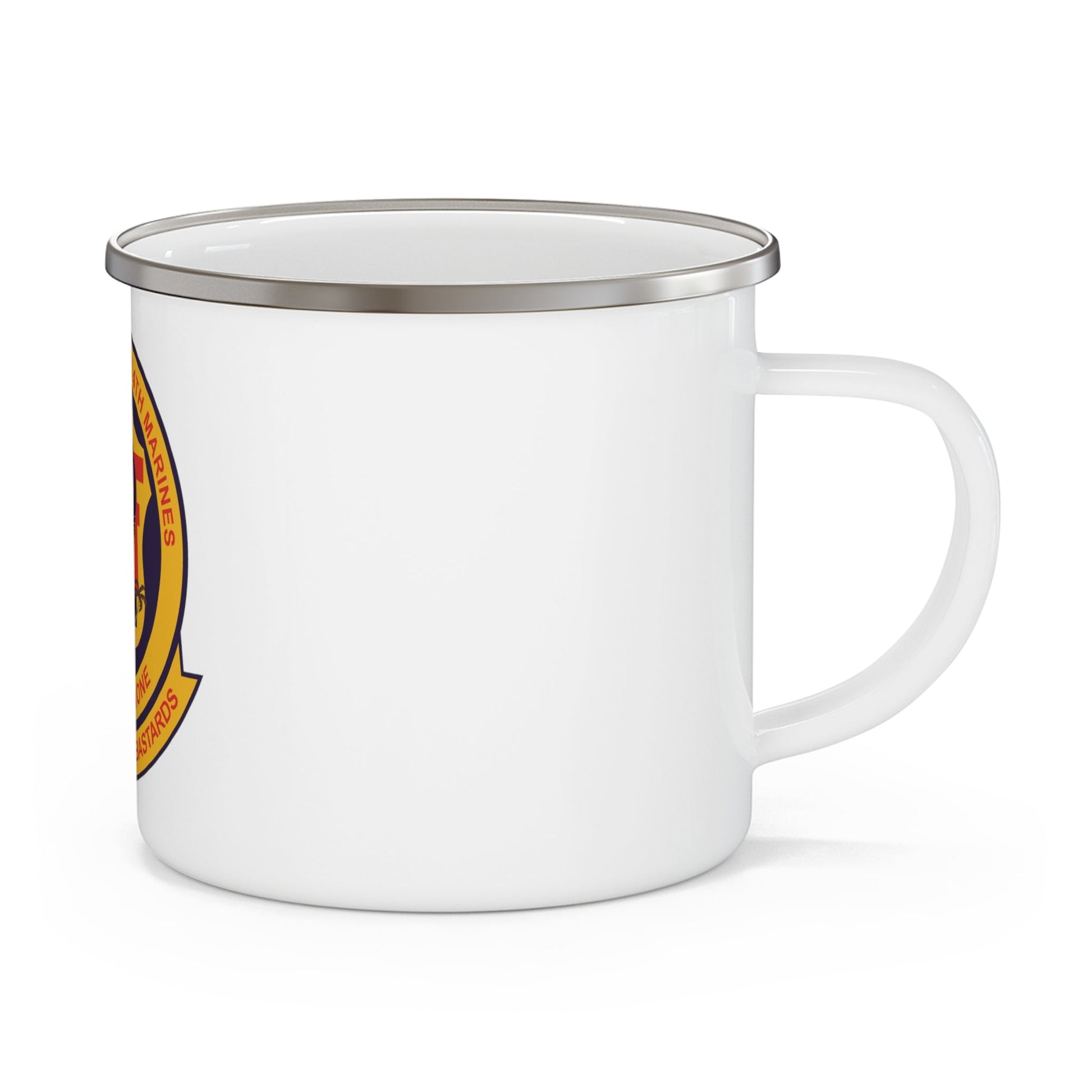 2nd Bat 4th Marines (USMC) Enamel Mug-12oz-The Sticker Space