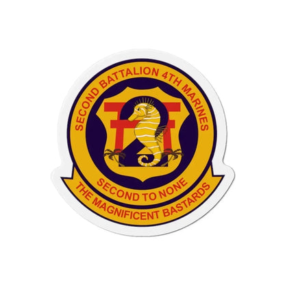 2nd Bat 4th Marines (USMC) Refrigerator Magnet - The Sticker Space