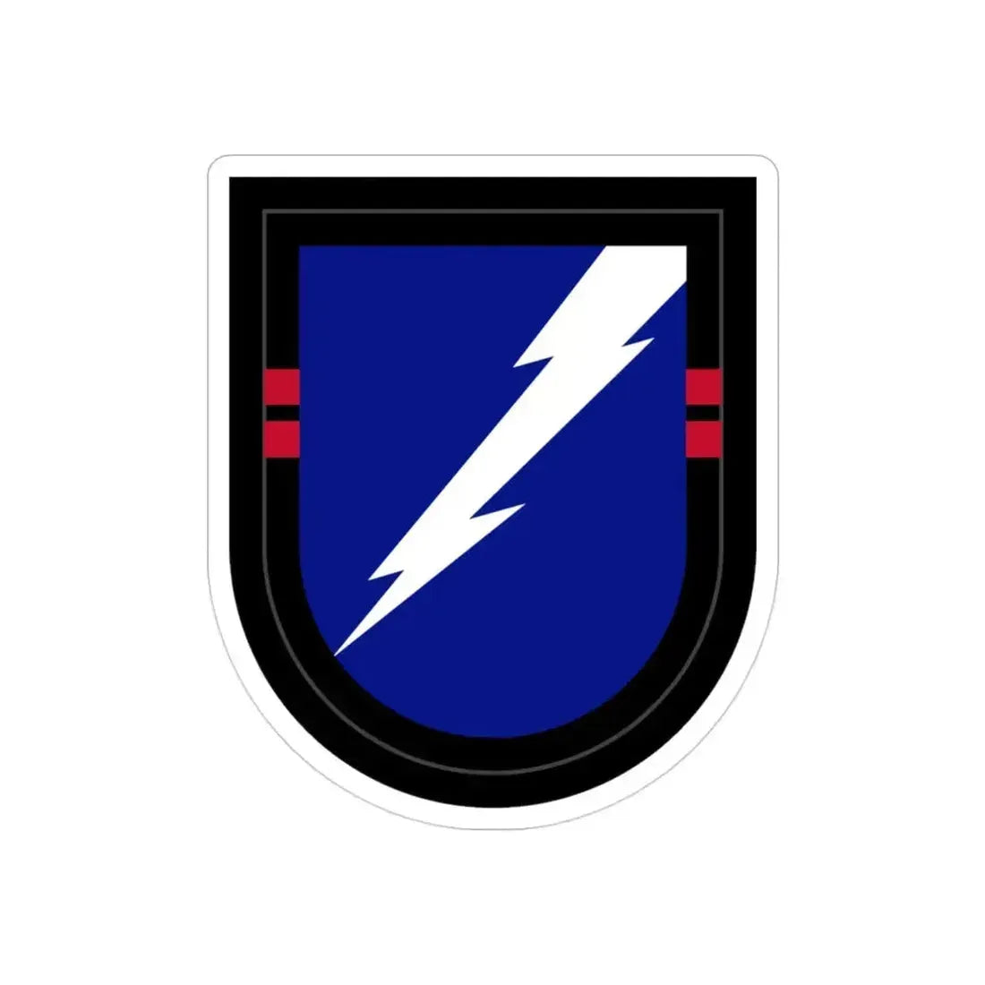 2nd Battalion 134th Infantry Regiment (U.S. Army) REVERSE PRINT Transparent Die-Cut STICKER 3 Inch Die-Cut Transparent - The Sticker Space