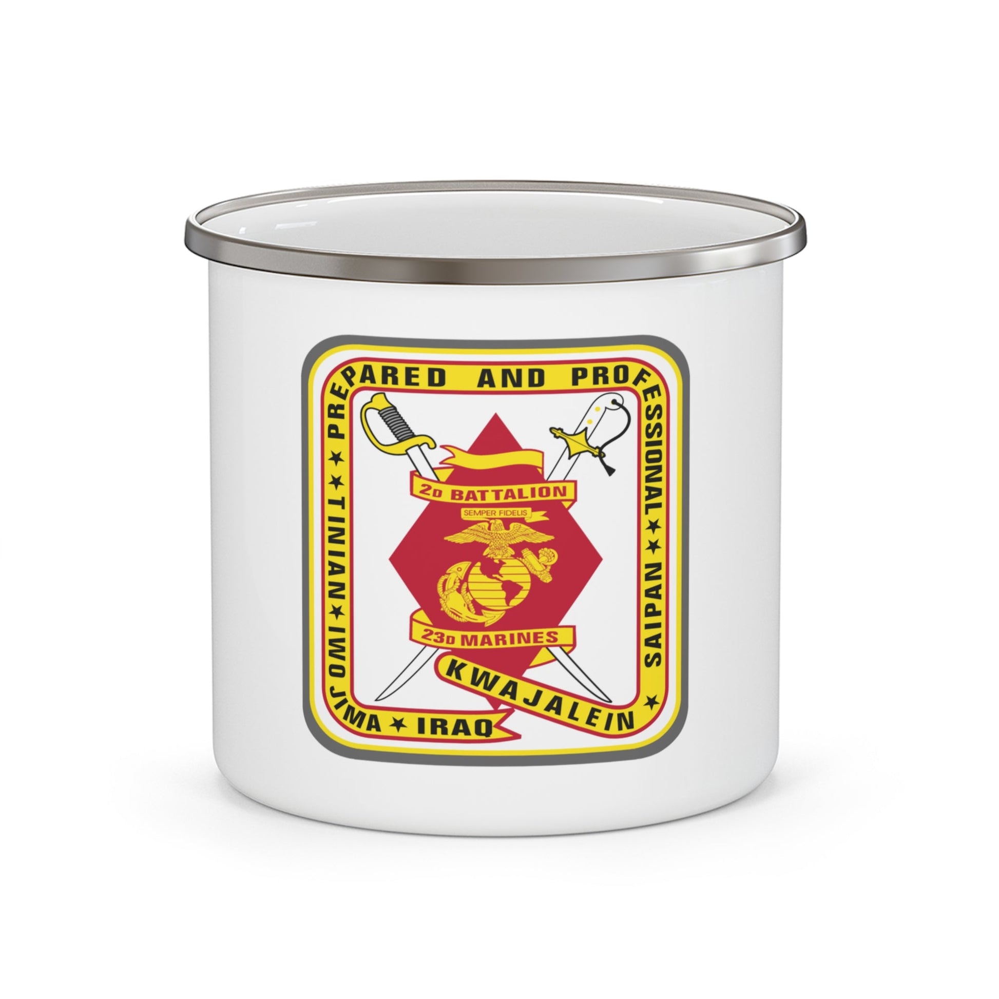 2nd Battalion 23rd Marines (USMC) Enamel Mug-12oz-The Sticker Space