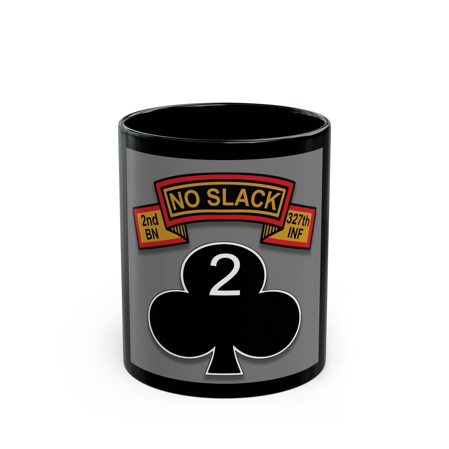 2nd Battalion 327th Infantry Regiment (U.S. Army) Black Coffee Mug-11oz-The Sticker Space