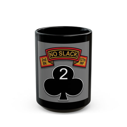 2nd Battalion 327th Infantry Regiment (U.S. Army) Black Coffee Mug-15oz-The Sticker Space