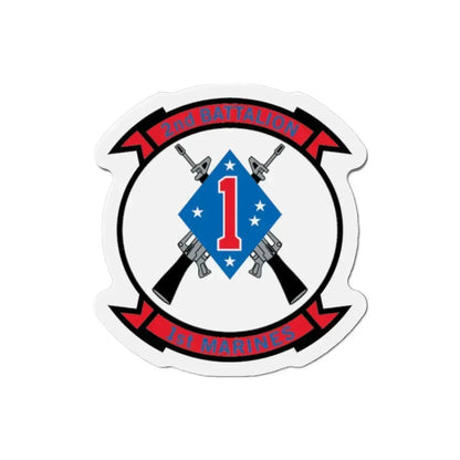 2nd Bn 1st Marines (USMC) Refrigerator Magnet 2 Inch - The Sticker Space