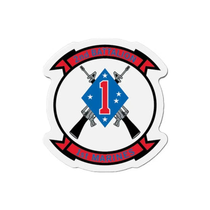 2nd Bn 1st Marines (USMC) Refrigerator Magnet - The Sticker Space