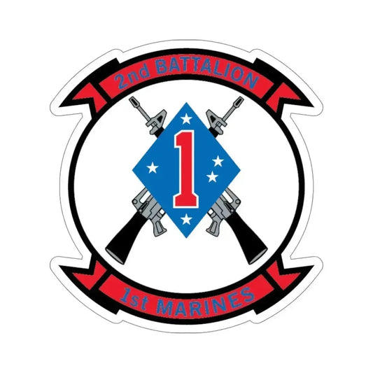2nd Bn 1st Marines (USMC) STICKER Vinyl Die-Cut Decal 6 Inch - The Sticker Space