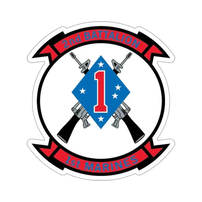 2nd Bn 1st Marines (USMC) STICKER Vinyl Die-Cut Decal - The Sticker Space