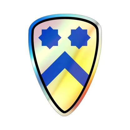 2nd Cavalry Division (U.S. Army) Holographic STICKER Die-Cut Vinyl Decal 4 Inch Holographic - The Sticker Space