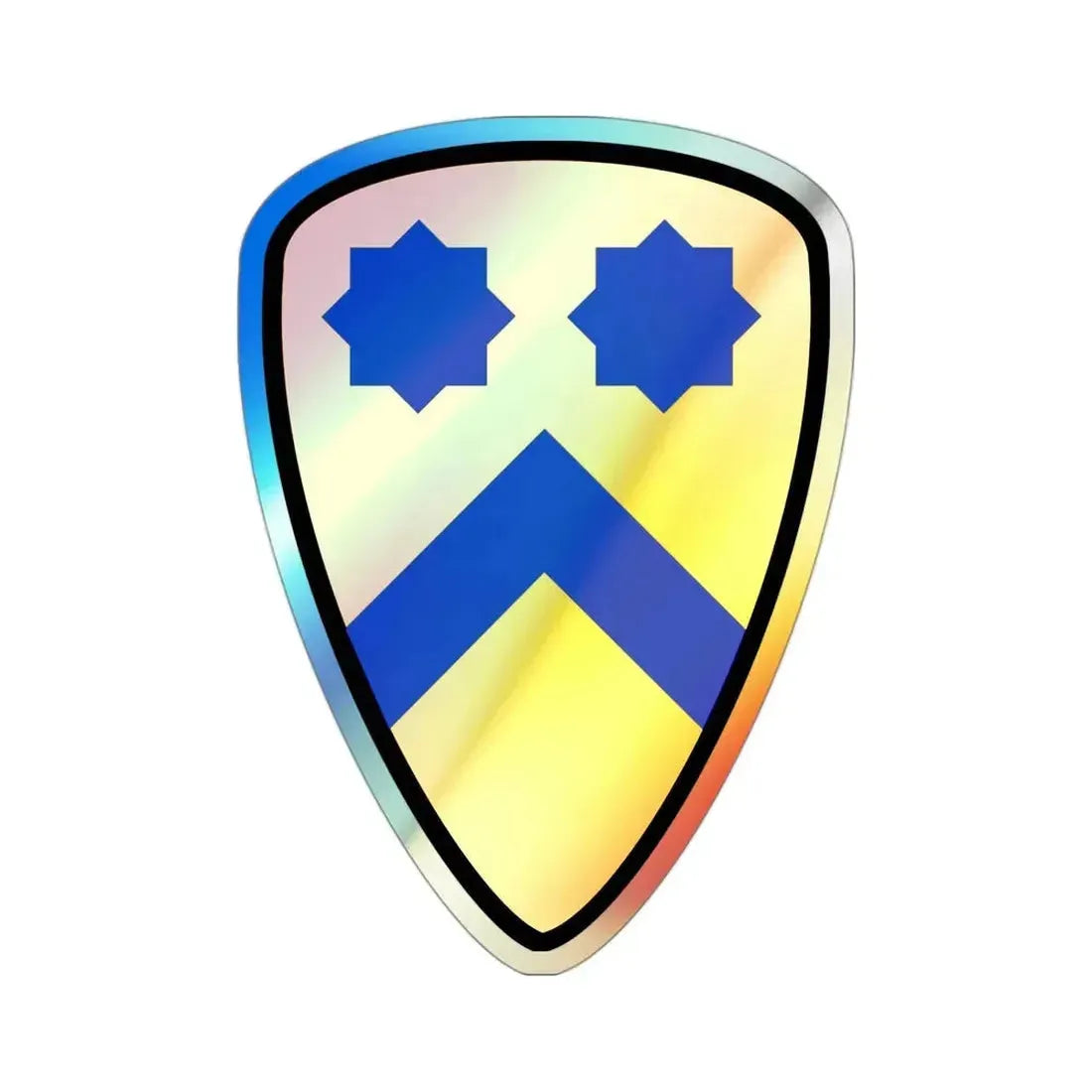 2nd Cavalry Division (U.S. Army) Holographic STICKER Die-Cut Vinyl Decal - The Sticker Space