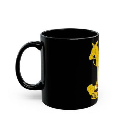 2nd Field Artillery Regiment (U.S. Army) Black Coffee Mug-The Sticker Space