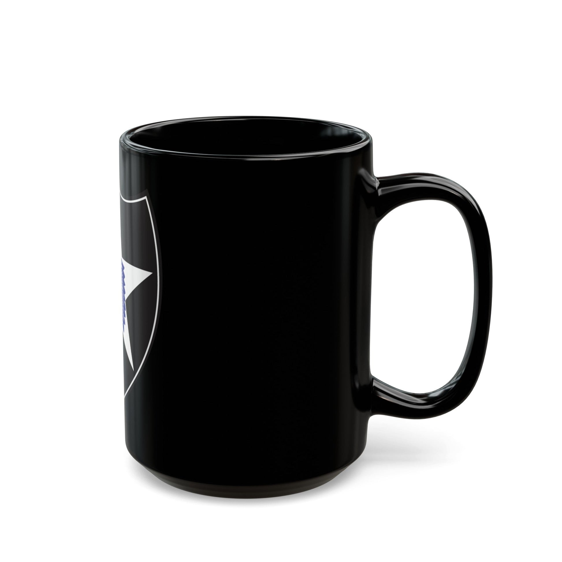 2nd Infantry Division (U.S. Army) Black Coffee Mug-The Sticker Space