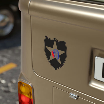 2nd Infantry Division (U.S. Army) Transparent STICKER Die-Cut Vinyl Decal-The Sticker Space