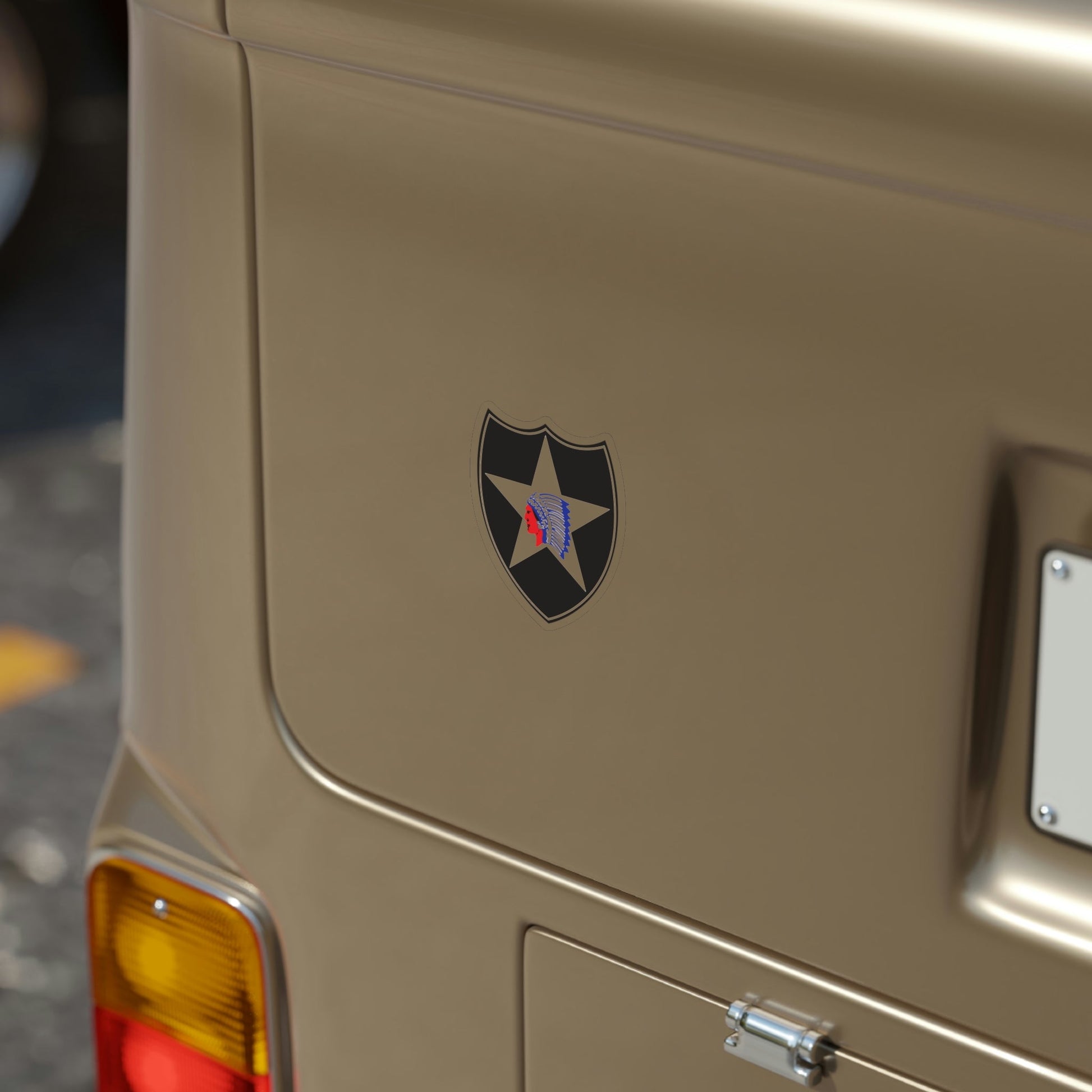 2nd Infantry Division (U.S. Army) Transparent STICKER Die-Cut Vinyl Decal-The Sticker Space