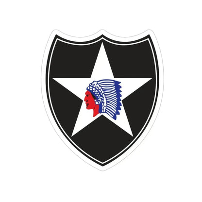 2nd Infantry Division (U.S. Army) Transparent STICKER Die-Cut Vinyl Decal 6 Inch - The Sticker Space