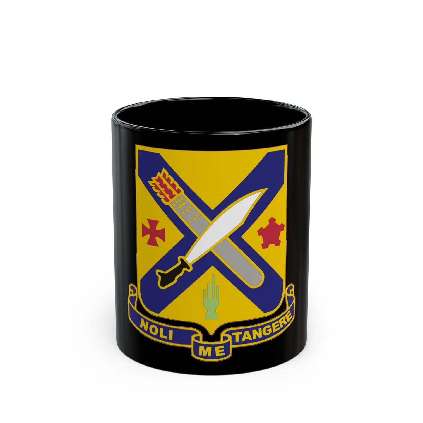 2nd Infantry Regiment (U.S. Army) Black Coffee Mug-11oz-The Sticker Space