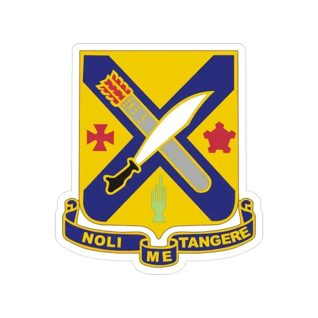 2nd Infantry Regiment (U.S. Army) Transparent STICKER Die-Cut Vinyl Decal 2 Inch - The Sticker Space