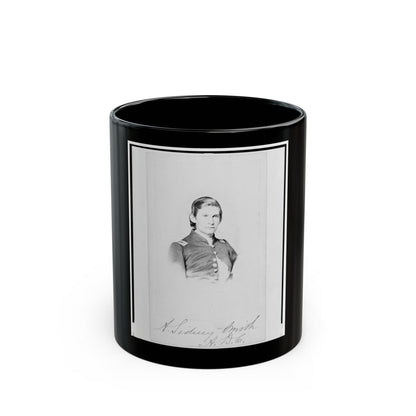 2nd Lieutenant Albert Sidney Smithschmidt, Union Officer, Head-And-Shoulders Portrait, Facing Front (U.S. Civil War) Black Coffee Mug