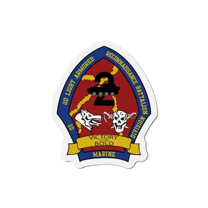 2nd Light Armored Recon Battalion 2nd Marines (USMC) Refrigerator Magnet - The Sticker Space