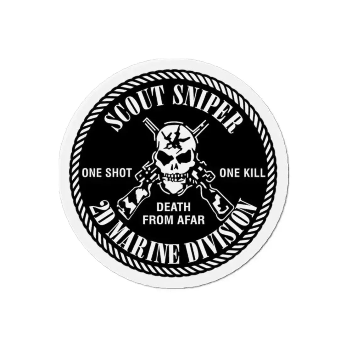 2nd Marine Division Scout Sniper (USMC) Refrigerator Magnet - The Sticker Space