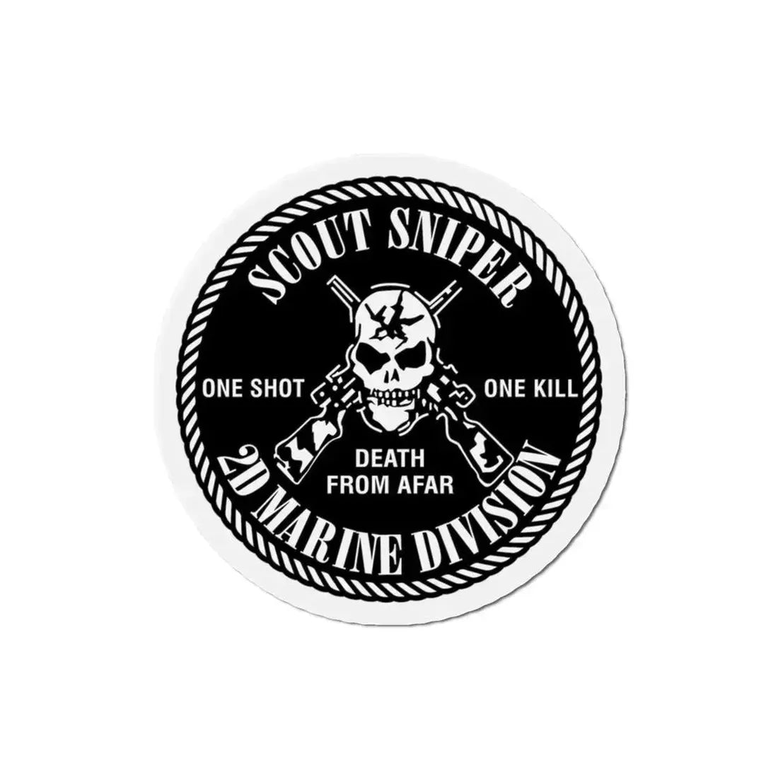 2nd Marine Division Scout Sniper (USMC) Refrigerator Magnet - The Sticker Space