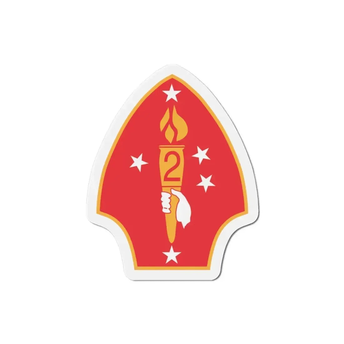 2nd Marine Divn (USMC) Refrigerator Magnet - The Sticker Space