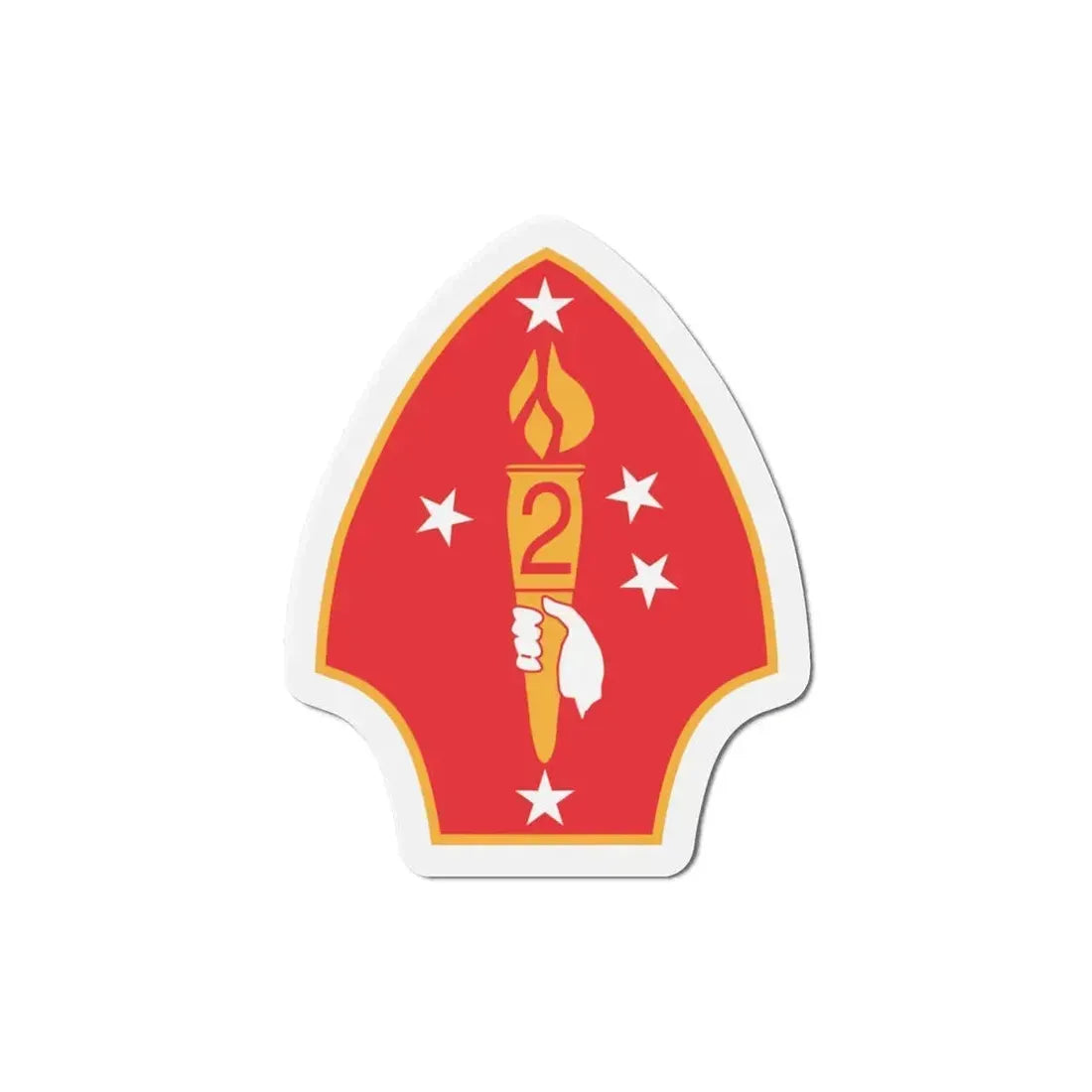 2nd Marine Divn (USMC) Refrigerator Magnet - The Sticker Space