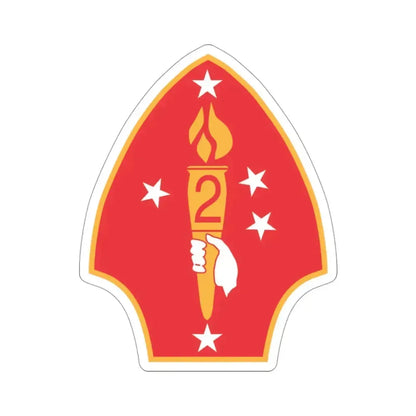 2nd Marine Divn (USMC) STICKER Vinyl Die-Cut Decal 3 Inch - The Sticker Space