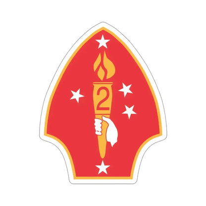 2nd Marine Divn (USMC) STICKER Vinyl Die-Cut Decal - The Sticker Space