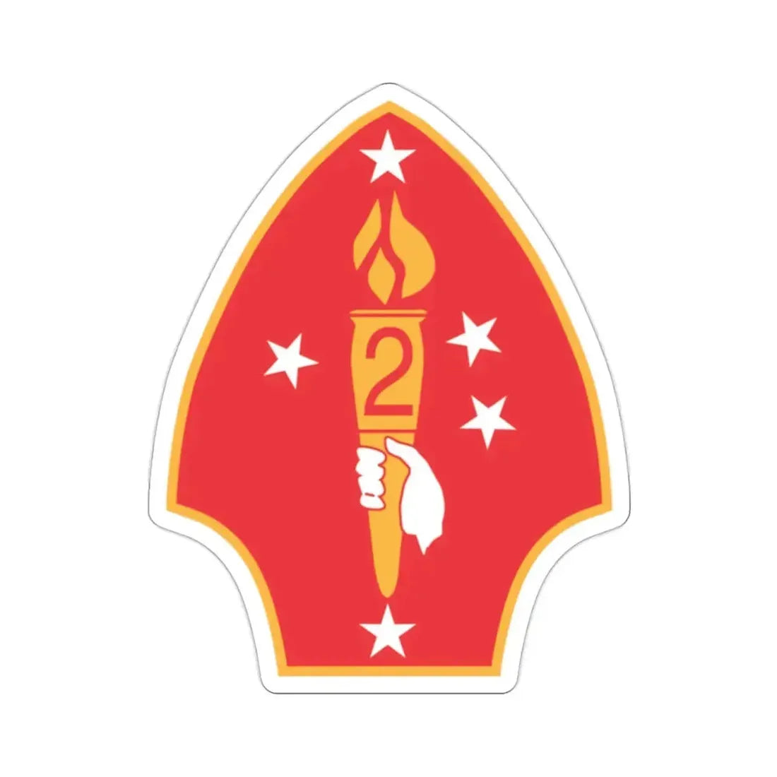 2nd Marine Divn (USMC) STICKER Vinyl Die-Cut Decal - The Sticker Space