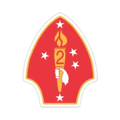 2nd Marine Divn (USMC) STICKER Vinyl Die-Cut Decal - The Sticker Space