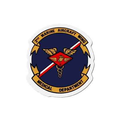 2nd MAW Medical Dept (USMC) Refrigerator Magnet - The Sticker Space